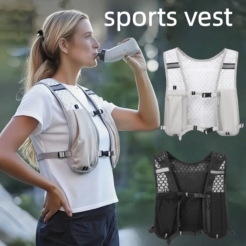 Trail Running Vest - 러닝 조끼 유니섹스 방수 통기성 배낭