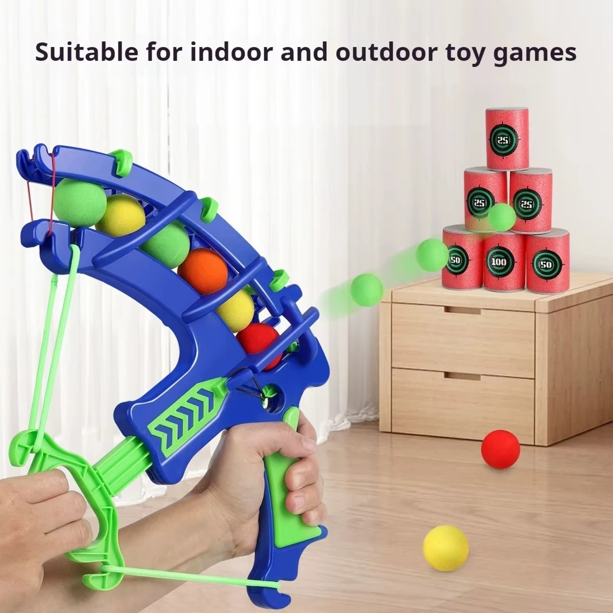 스포츠 슬링샷 타겟 버블건 소프트볼 키즈 장난감 자동  - Outdoor Sport For Kids 리뷰 및 가격