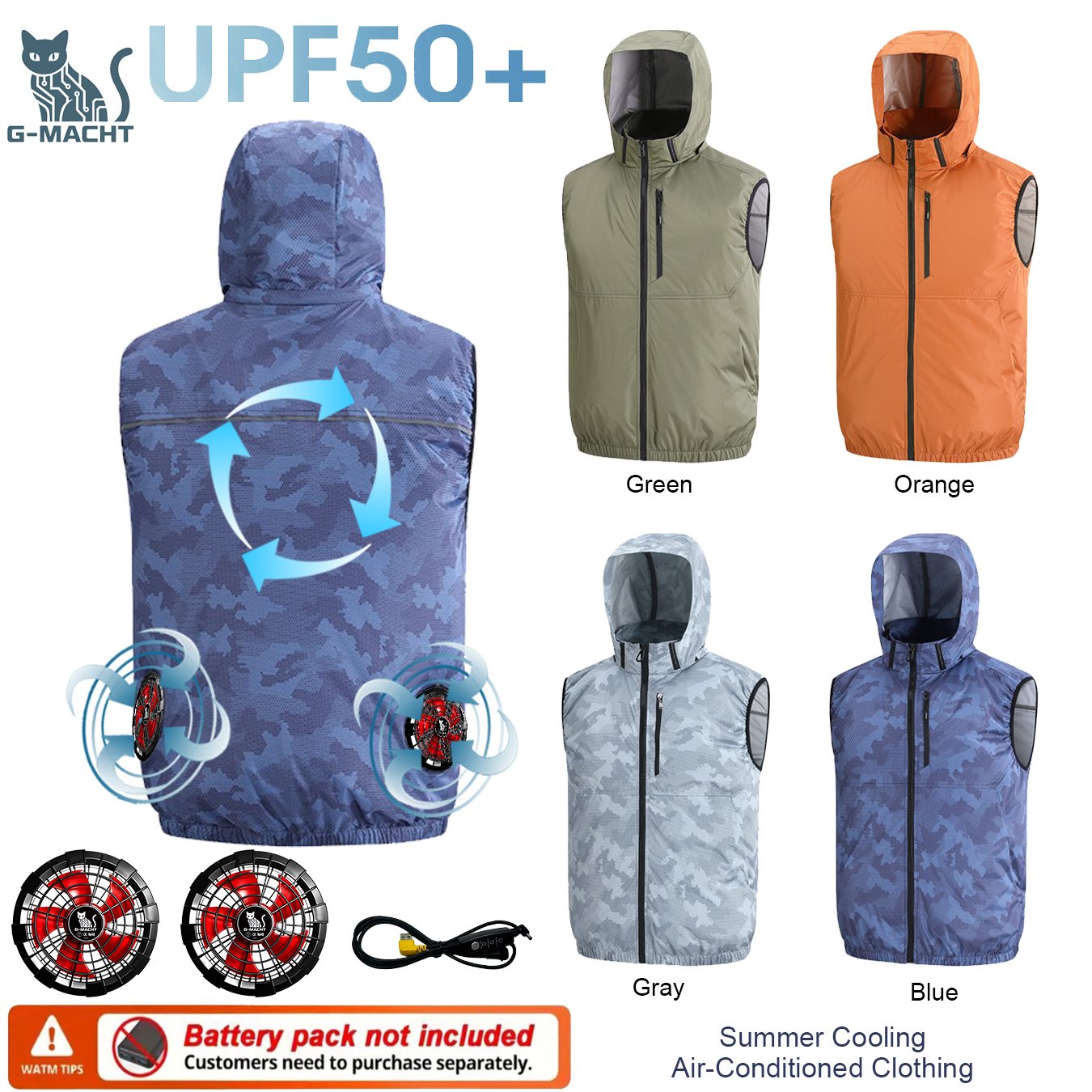 여름 스포츠 12V/5V 팬 에어컨 쿨러 남녀 여행용  - Outdoor Sport Jacket Brand 리뷰 및 가격