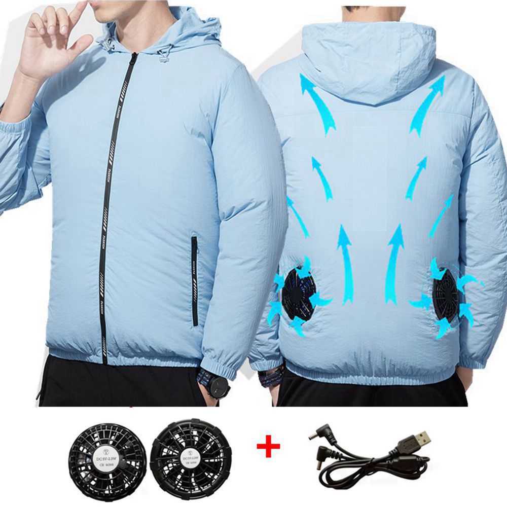 여름 스포츠 팬 에어컨 멋진 남자 여자 여행 초경량 브 - Outdoor Sport Jacket Brand 리뷰 및 가격